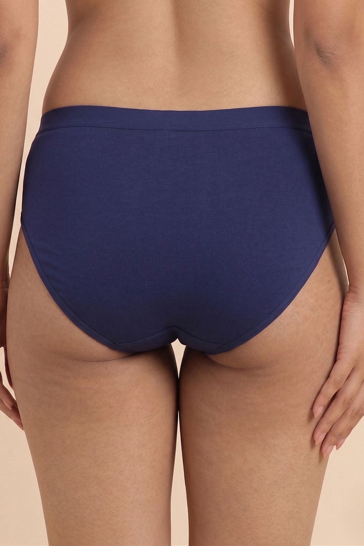Zivame Medium Rise Full Coverage Seamless Hipster Panty (Pack of 3) - Multicolor — image 8